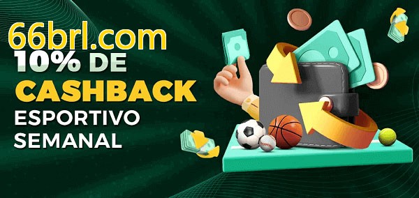 10% de bônus de cashback na 66brl.com